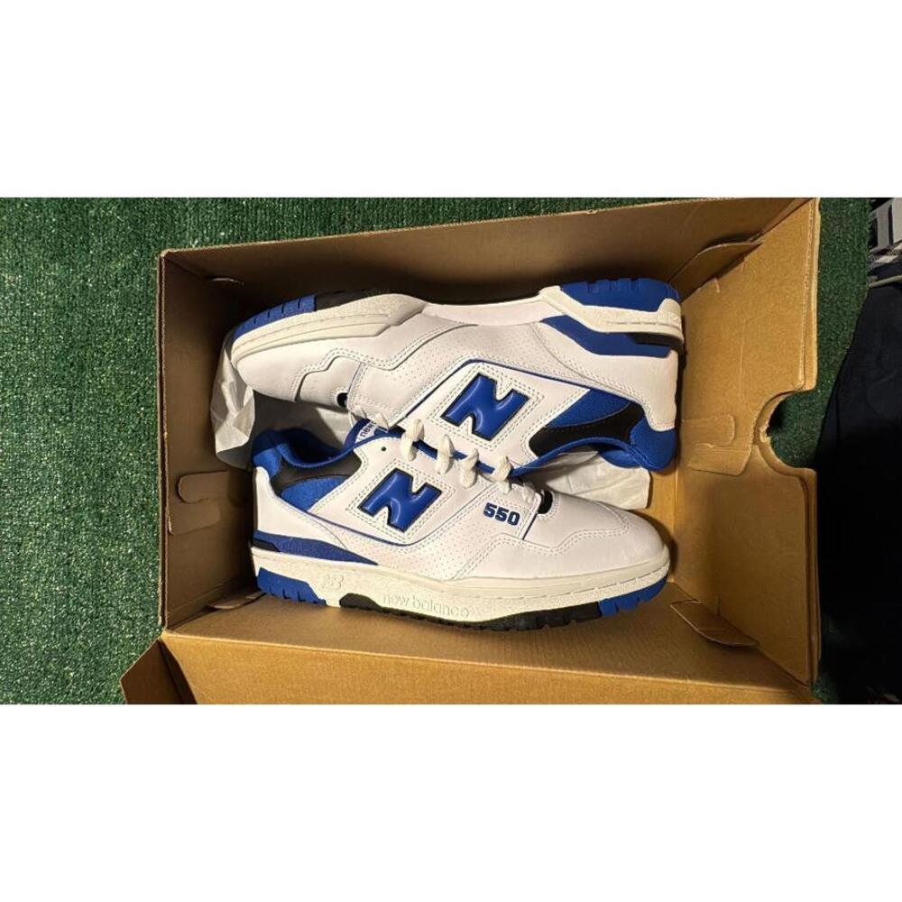 New Balance 550 White Blue Size 12